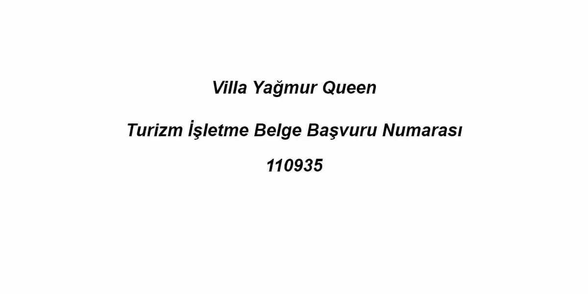 Villa Yağmur Queen 44