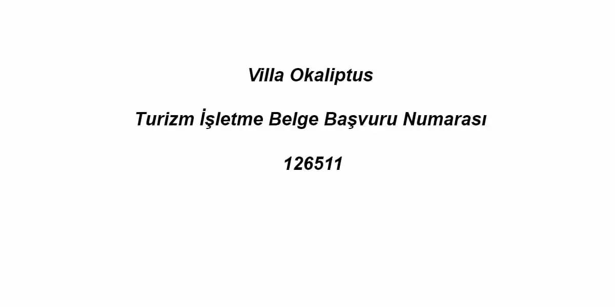 Villa Okaliptüs 64